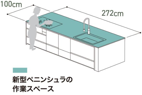 新型のペニンシュラ型