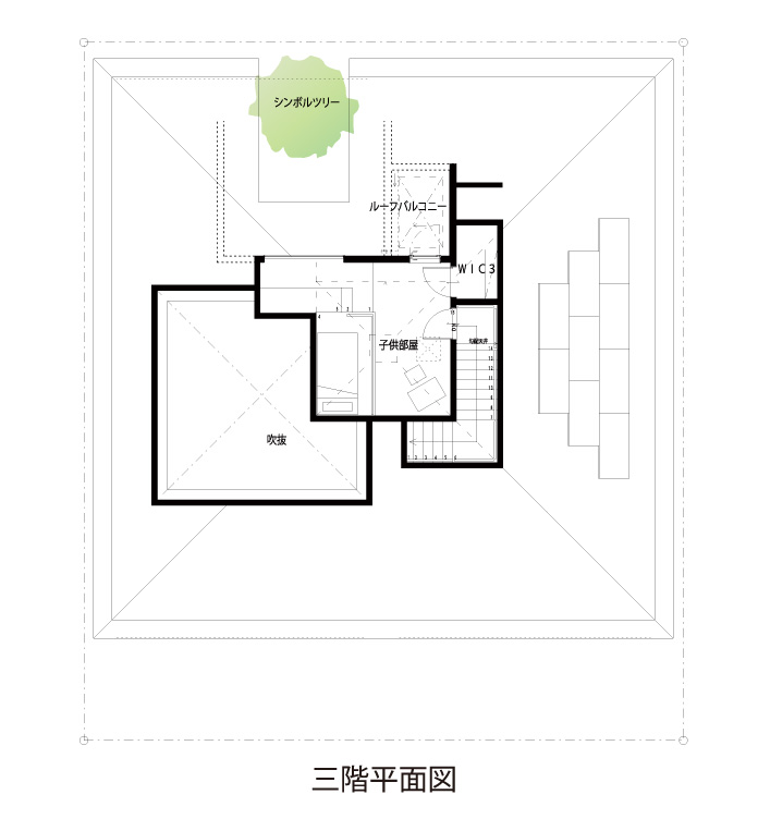 三階平面図