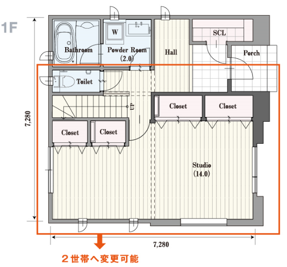 Model Plan2-間取1F1