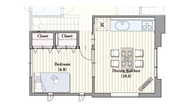 Model Plan2-間取1F2