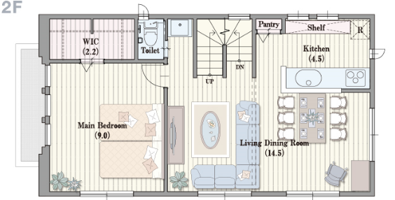 Model Plan3-間取2F