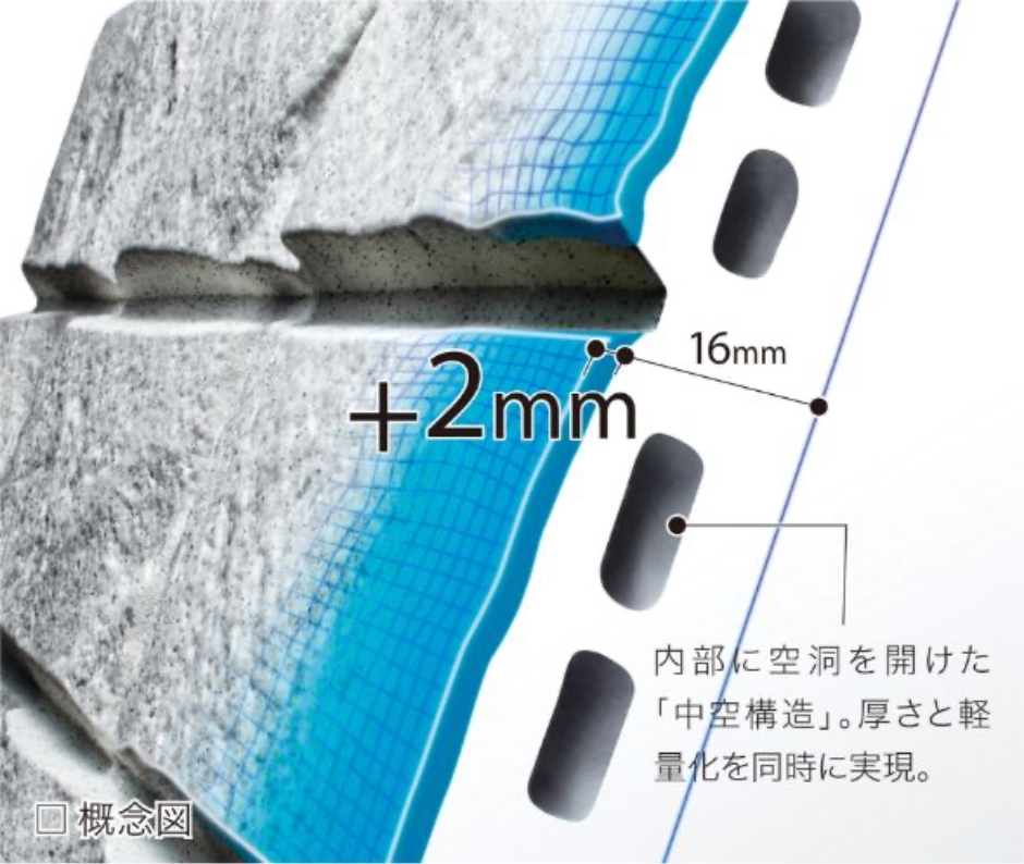 彫りの深さは、格調や風格、力強さを。